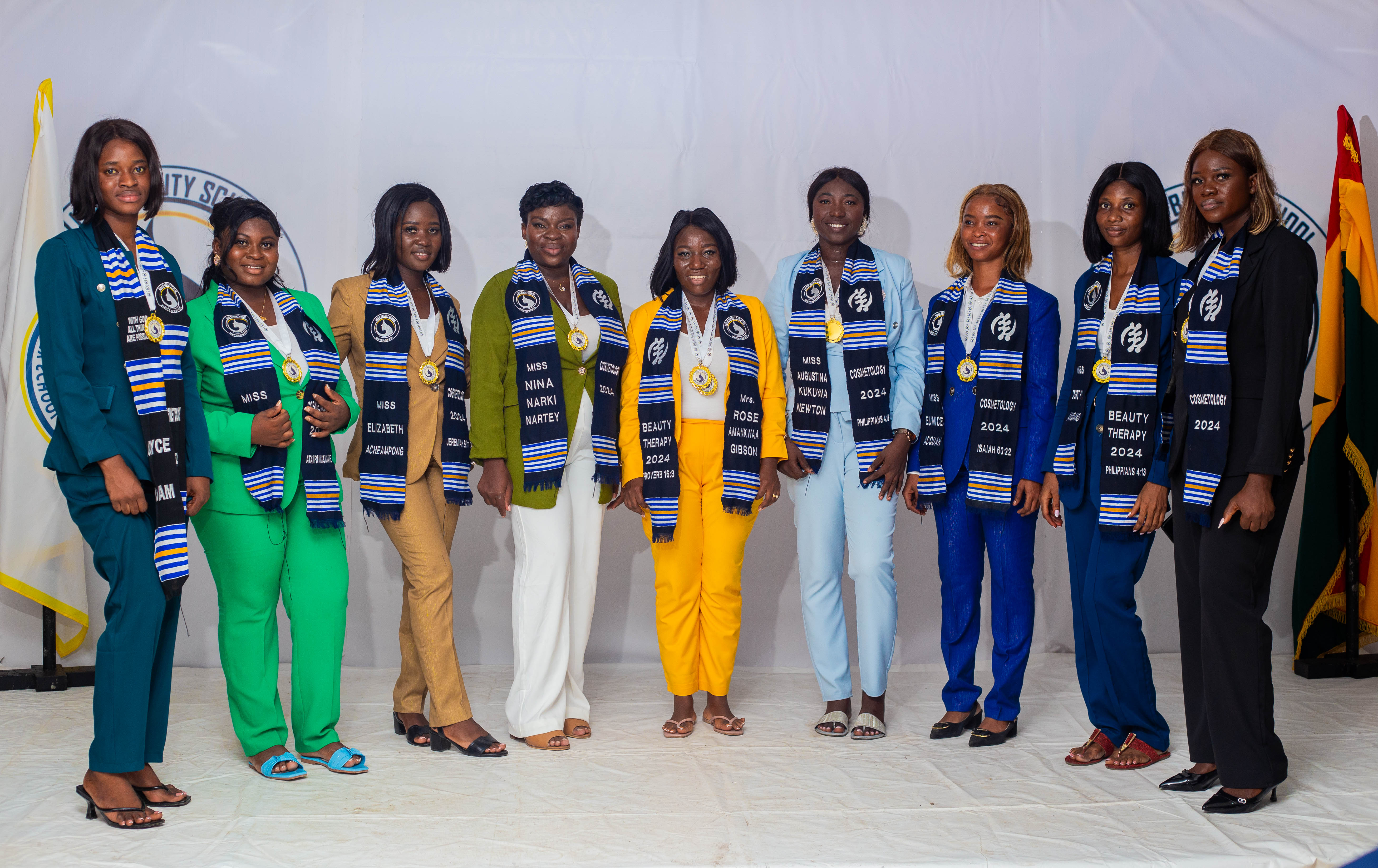 Students at Lizan Beauty and Fashion School